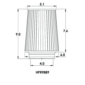 Spectre Tapered Conical Filter