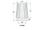 Spectre Tapered Conical Filter - Spectre HPR9889W