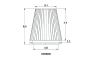 Spectre Tapered Conical Filter - Spectre HPR9891