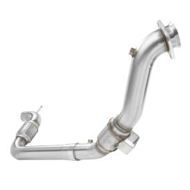 3" Stainless Steel GREEN Catted Downpipe