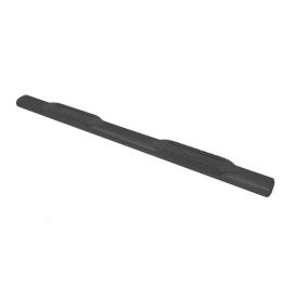 6" Black Oval Straight Nerf Bars