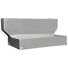 Lund 100 Gallon L-Shaped Storage Tank - Chrome