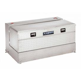 Lund 90 Gallon L-Shaped 56" Combo Tool Box and Liquid Tank - Chrome