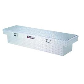 64" Single Lid Cross Bed Tool Box - Chrome