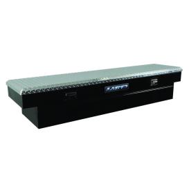   Lund 70" Cross Bed Aluminum Single Lid 16" Wide Tool Box - Black