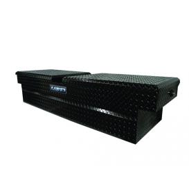   Lund 72" HD Cross Bed Gull-Wing Push Button Tool Box - Black