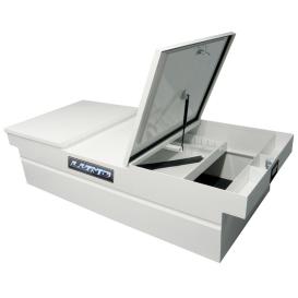 Lund 70" HD Commercial Gull-Wing Cross Bed Tool Box - White