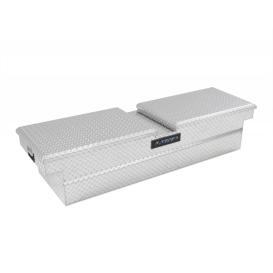   Lund 60" Cross Bed Gull-Wing Push Button Tool Box - Chrome