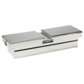   Lund 63" Cross Bed Gull-Wing Tool Box - Chrome
