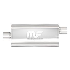 Magnaflow 8" Oval Center/Offset Straight-Through Performance Muffler (2" Inlet, 24" Length)