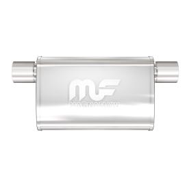 Magnaflow 9" Oval Offset/Offset (Same Side) Straight-Through Performance Muffler (2.25" Inlet, 17" Length)