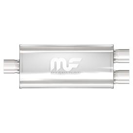 Magnaflow 8" Oval Single/Dual Straight-Through Performance Muffler (3" Inlet, 24" Length)