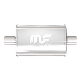 Magnaflow 9" Oval Center/Center Straight-Through Performance Muffler (2" Inlet, 24" Length)