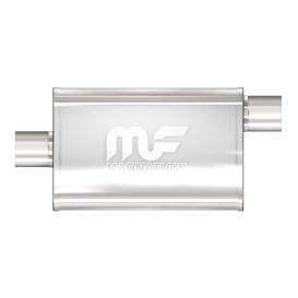 Magnaflow 9" Oval Center/Offset Straight-Through Performance Muffler (2.5" Inlet, 20" Length)