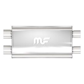 Magnaflow 11" Oval Dual/Dual Straight-Through Performance Muffler (3" Inlet, 28" Length)