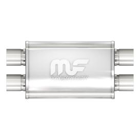 Magnaflow 9" Oval Dual/Dual Straight-Through Performance Muffler (2.25" Inlet, 17" Length)