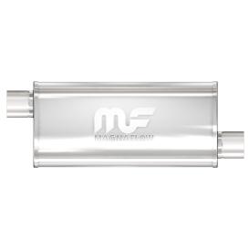 Magnaflow 8" Oval Offset/Offset Straight-Through Performance Muffler (2.25" Inlet, 24" Length)