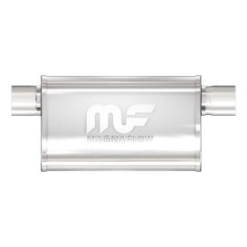 Magnaflow 8" Oval Offset/Offset (Same Side) Straight-Through Performance Muffler (2.5" Inlet, 20" Length)