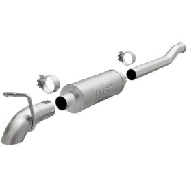 Off Road Pro Series Stainless Steel Cat-Back Exhaust System w/ Turndown In Front Of Rear Tire Exit