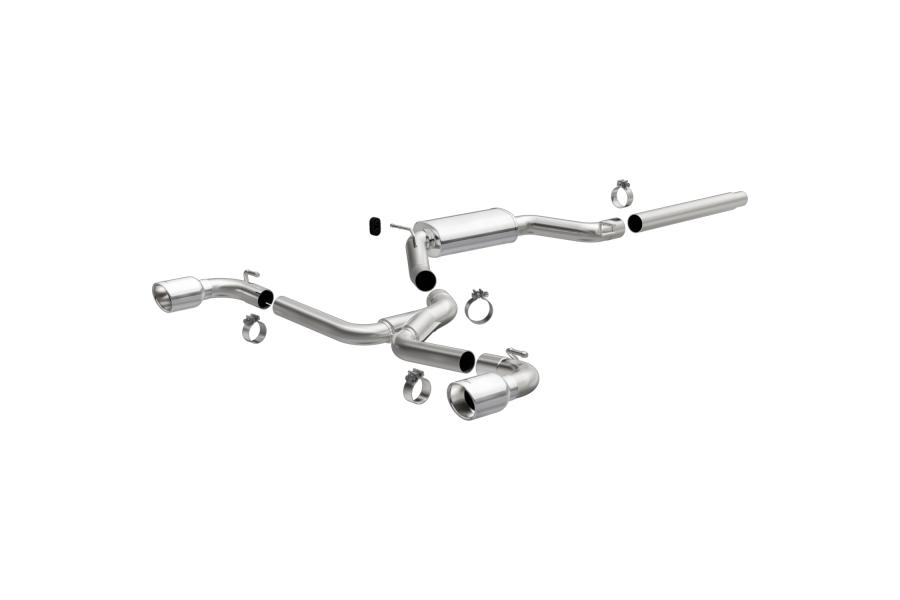 Magnaflow Touring Series Stainless Steel Cat-Back Exhaust System w/ Dual Split Rear Exit - Magnaflow 19435
