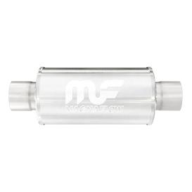 Magnaflow 6" Round Center/Center Straight-Through Performance Muffler (2.5" Inlet, 12" Length)