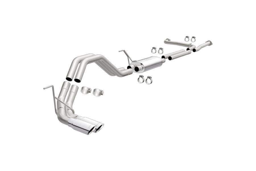 Magnaflow Street Series Stainless Steel Cat-Back Exhaust System w/ Dual Same Side Behind Passenger Rear Tire Exit - Magnaflow 19372