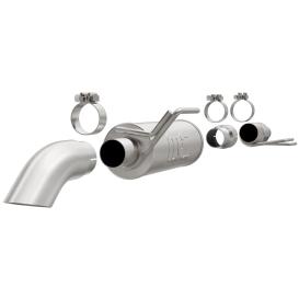 Off Road Pro Series Stainless Steel Cat-Back Exhaust System w/ Turndown In Front Of Rear Tire Exit