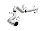 Magnaflow Pro Series Aluminized Steel Particulate Filter-Back Exhaust System w/ Single Passenger Side Rear Exit - Magnaflow 18950
