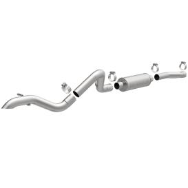 Rock Crawler Series Stainless Steel Cat-Back Exhaust System w/ Single Straight Driver Side Rear Exit