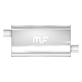 Magnaflow 11" Oval Offset/Offset Straight-Through Performance Muffler (2.5" Inlet, 28" Length)