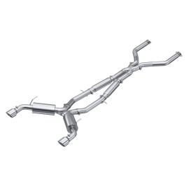 3" Stainless Steel Cat-Back Exhaust System w/ Stainless Steel Tip (Dual Rear Exit)