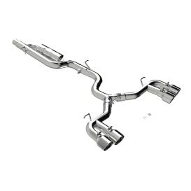 3" Stainless Steel Cat-Back Exhaust System w/ Stainless Steel Tip (Quad Rear Exit)