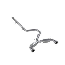 3" Aluminized Steel Cat-Back Exhaust System w/ Stainless Steel Tip (Dual Rear Exit)