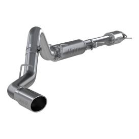 4" Aluminized Steel Cat-Back Exhaust System w/ Stainless Steel Tip (Single Side Exit)