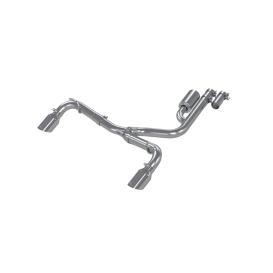 2.5" Stainless Steel Resonator-Back Exhaust System w/ Stainless Steel Tip (Dual Rear Exit)