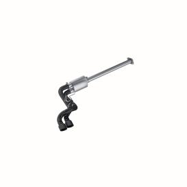 MBRP Black Series Aluminized Steel Cat-Back Exhaust System with Pre-Axle Dual Side Exit