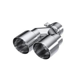 MBRP 2.5" Inlet, 3.5" Outlet Stainless Steel Straight Cut, Single Wall Muffler Tip