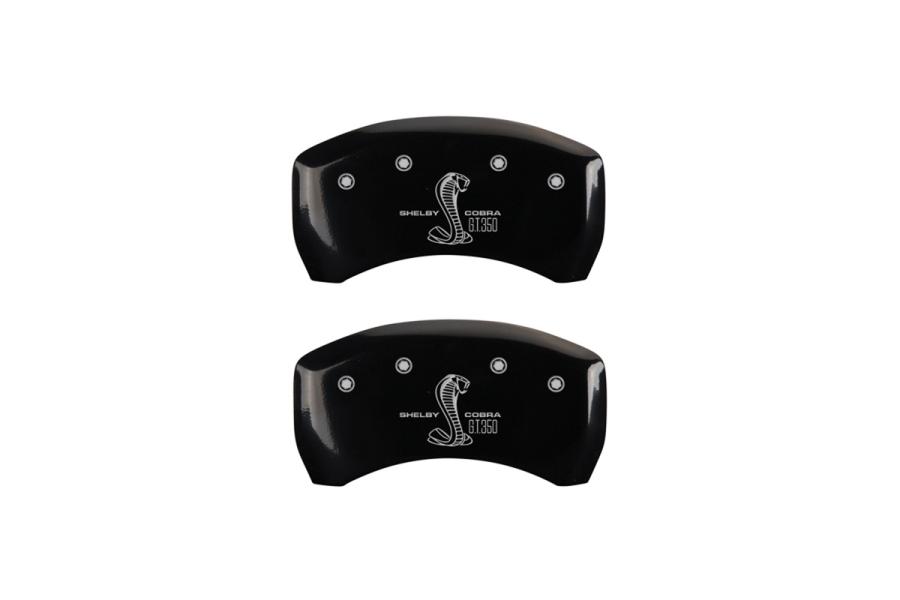 MGP Black Rear Caliper Covers with Silver GT350 Shelby - MGP 10010RGT3BK
