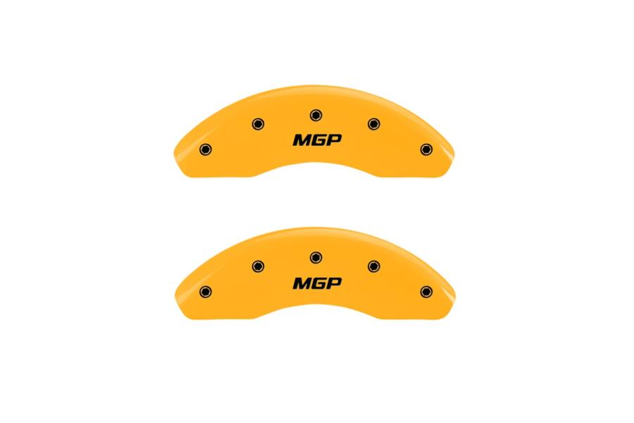MGP Yellow Front Caliper Covers with Black - MGP 10011FMGPYL