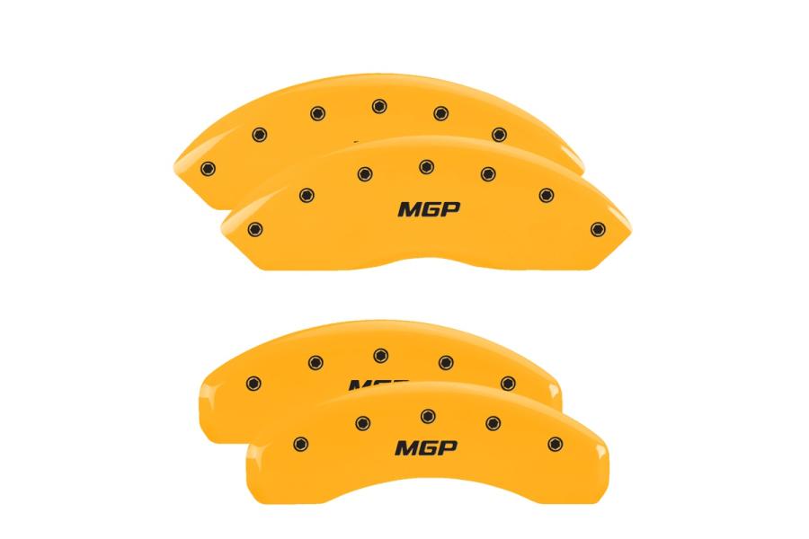MGP Yellow Front & Rear Caliper Covers with Black - MGP 17170SMGPYL