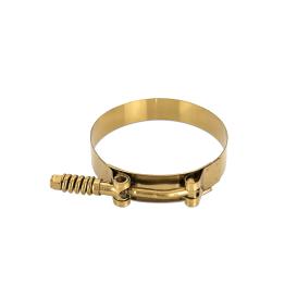 Mishimoto Gold Stainless Steel Constant Tension T-Bolt Clamp, 3.39" - 3.70" (86mm - 94mm)