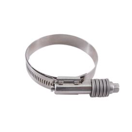 Stainless Steel Constant Tension Worm Gear Clamp, 3.74" - 4.61" (95mm - 117mm)