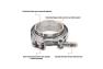 Mishimoto Stainless Steel V-Band Clamp With Flanges, 3.5