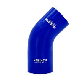 Mishimoto Blue 45-Degree Silicone Transition Coupler, 2.75" To 3.00"