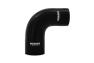 Mishimoto Black 90-Degree Silicone Transition Coupler, 2.50
