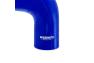 Mishimoto Blue 90-Degree Silicone Transition Coupler, 2.75