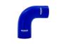 Mishimoto Blue 90-Degree Silicone Transition Coupler, 2.75