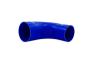 Mishimoto Blue 90-Degree Silicone Transition Coupler, 3.00