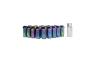 Mishimoto Neon Chrome Aluminum Locking Lug Nuts, M12 X 1.25 - Mishimoto MMLG-125-LOCKNC