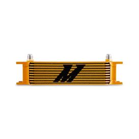 Mishimoto Gold 10-Row Oil Cooler, -8An